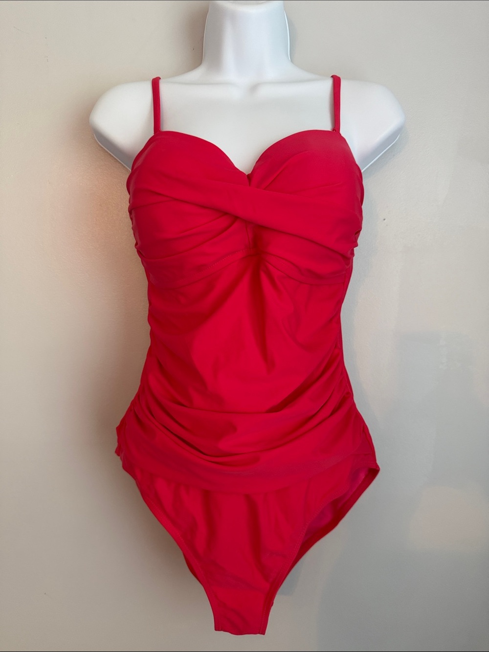 Ocean Blues Tummy Control Slimming Ruched Swimsuit